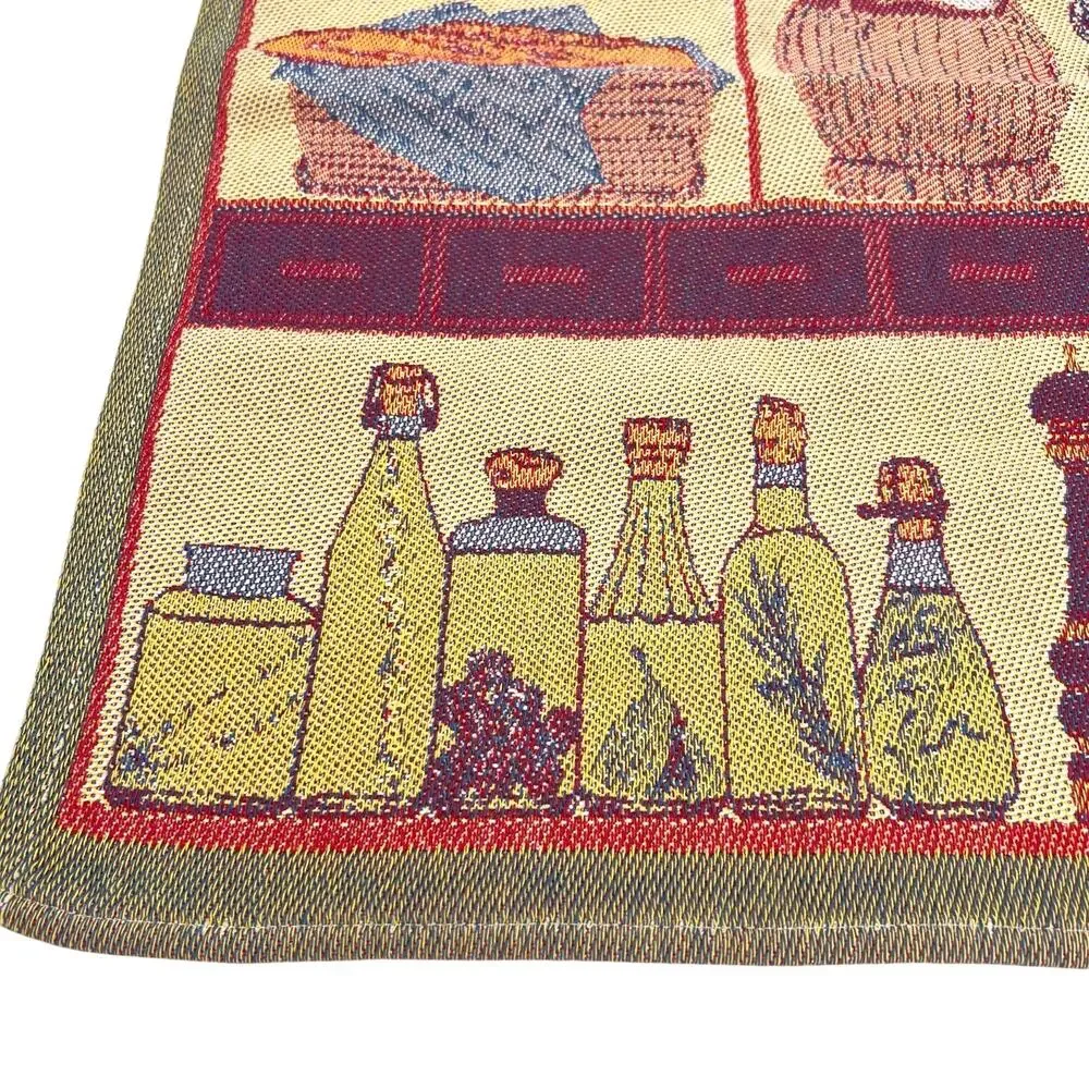 Ekelund Master Waivers tapestry wine bottles food kitchen towel